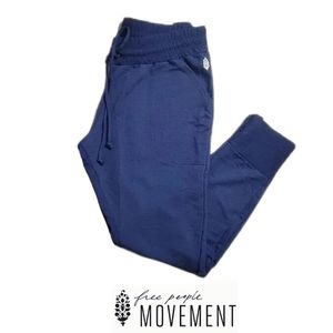 Free People Movement Blue Sunny Joggers NWT Size Large